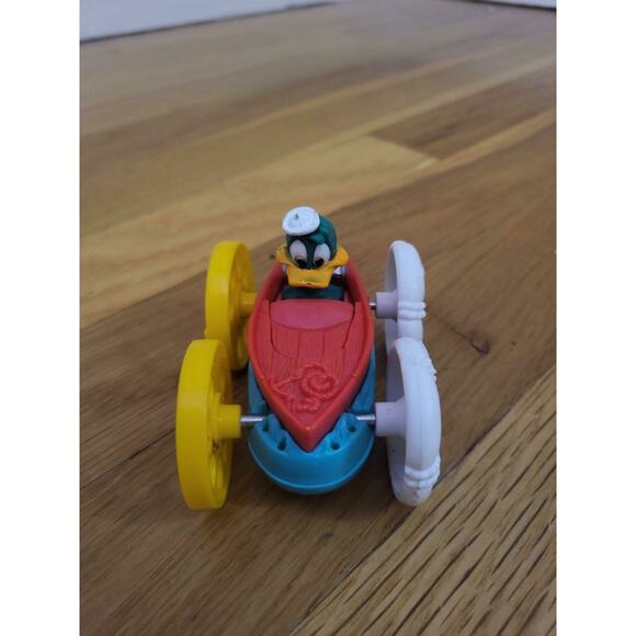 1990 McDonald's Tiny Toon Flip Car Lot – Babs Bunny & Plucky Duck Vehicles VTG - Picture 8 of 9